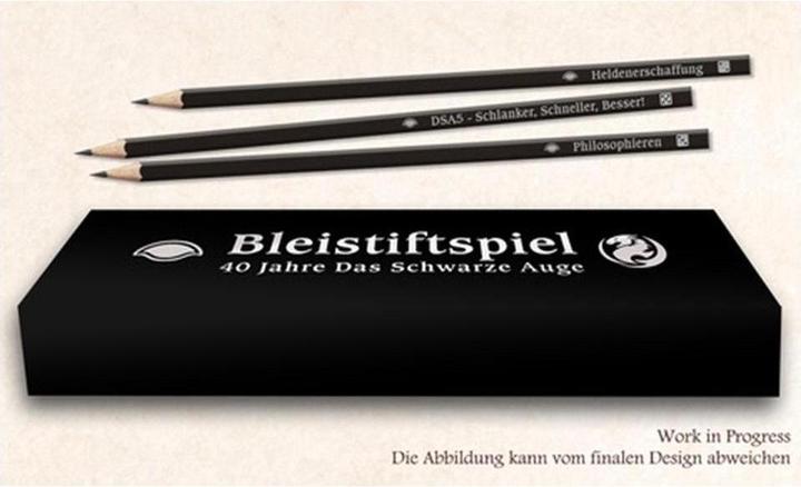 Produktbild DSA - 40 Jahre Das Schwarze Auge - Bleistiftspiel (Deutsch)