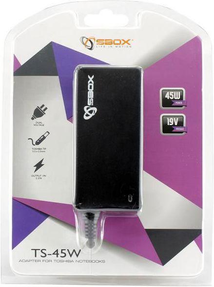Produktbild Sbox Adapter for Toshiba notebooks TS-45W (45 W)