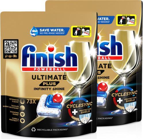 Produktbild Finish Ultimate Plus Infinity Shine (Tabs, 146 Waschgänge)