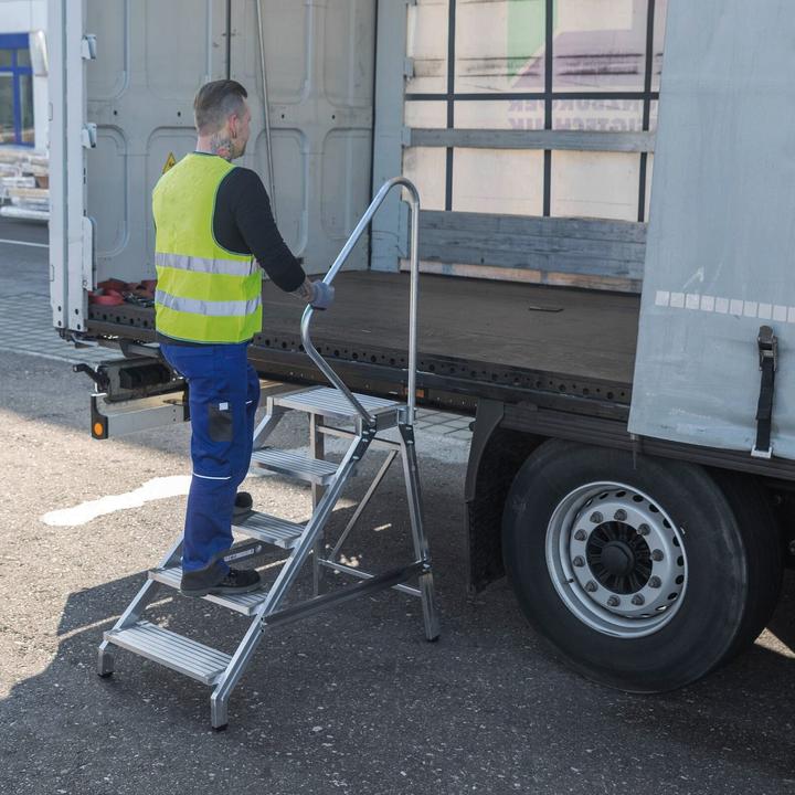Produktbild Munk Montagetritt mit Handlauf 4 Stufen (Gerüst, 50 cm)