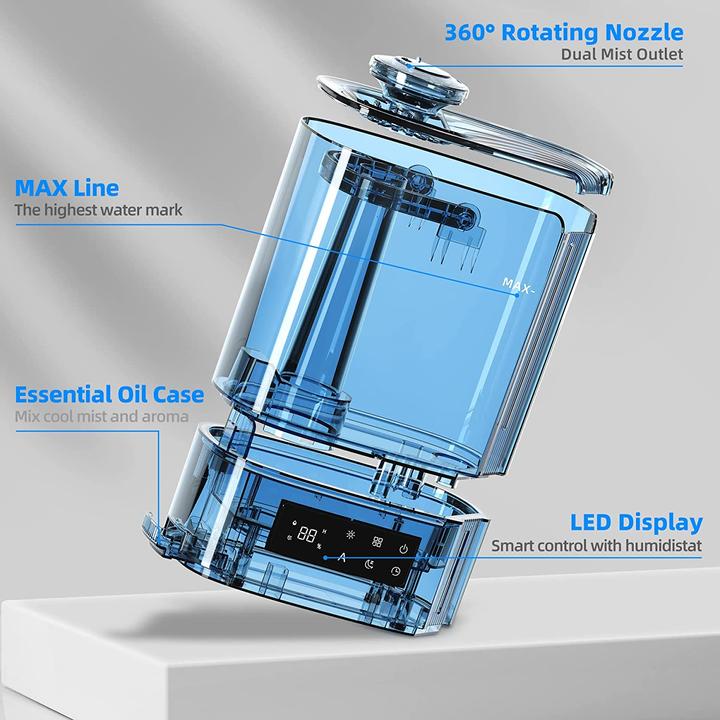 Image du produit Conopu Humidificateur d'air 6L (30 m²)