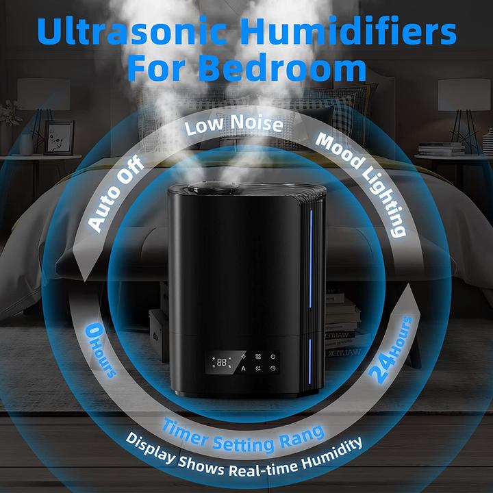 Image du produit Conopu Humidificateur d'air 6L (30 m²)