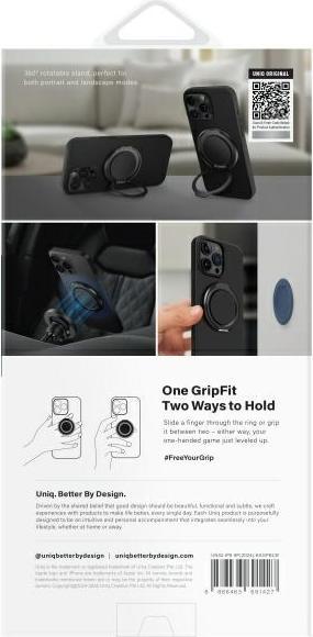 Image du produit Uniq Keva Air iPhone 16 Pro Max 6.9 Magclick Charging case black/carbon black (Apple iPhone 16 Pro Max)