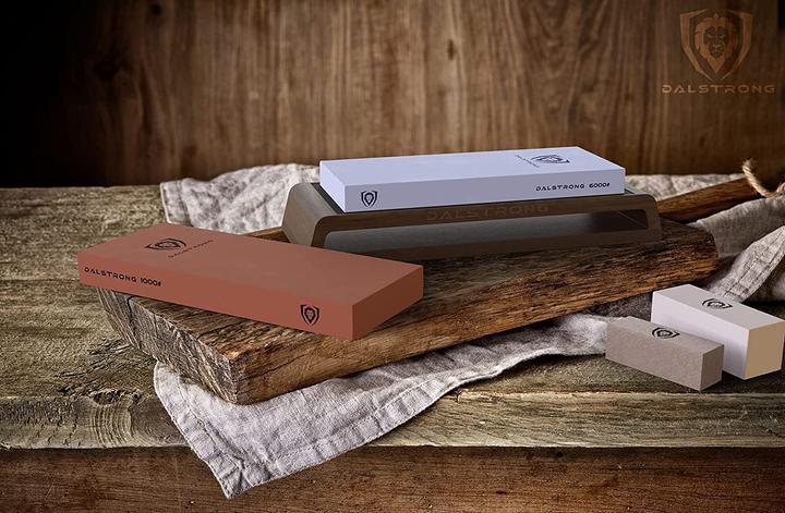 Actual product image Dalstrong 1000/6000 Grit Premium Whetstone Kit