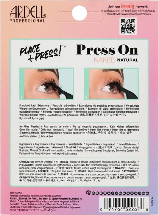 Actual product image Ardell Naked Press On (Artificial eyelashes)