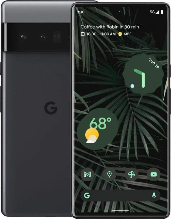 Actual product image Google Pixel 6 Pro (256 GB, Stormy Black, 6.70", SIM + eSIM, 50 Mpx, 5G)