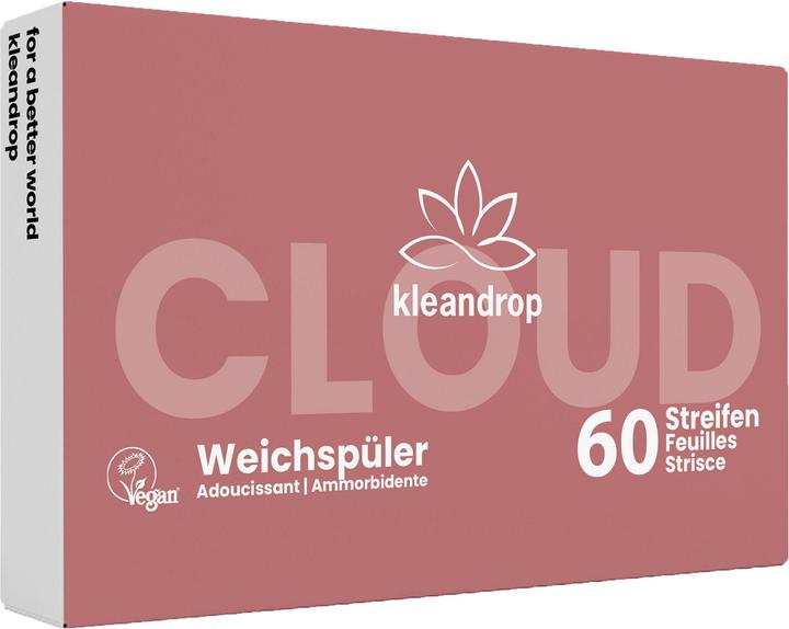 Produktbild Kleandrop Weichspüler Streifen Clouds 3 x 60 Stück, Duft (180 Waschgänge, Waschpulver)
