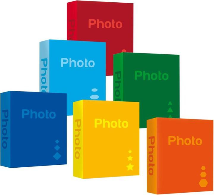 Produktbild ZEP Basic farbl. sortiert 13x19 300 Fotos Einsteckalbum (24 x 31 cm)