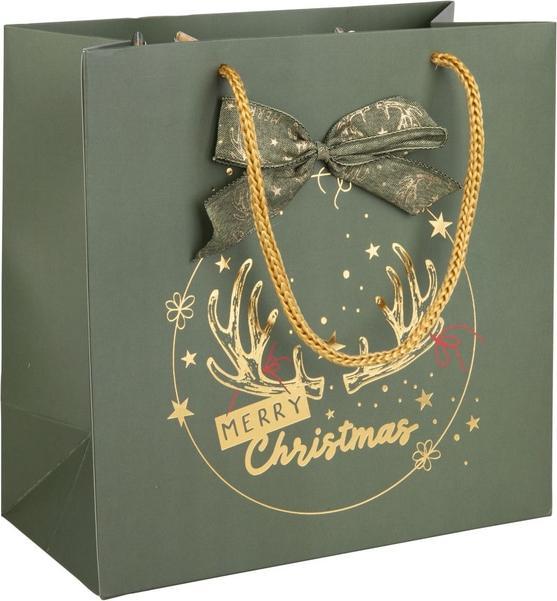 Geschenktasche - Merry Christmas - ca. 18 x 11 x 23 cm (Geschenktüte)