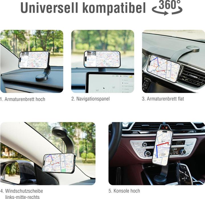 Produktbild 4smarts Halterung Grabber Flex grau / schwarz