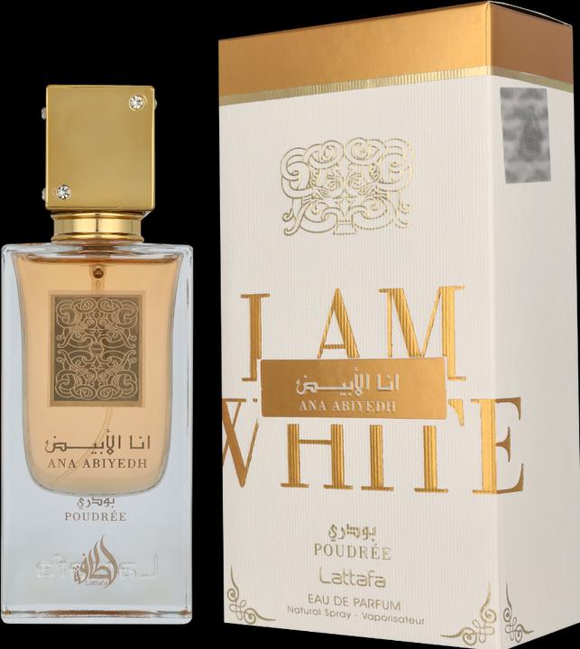 Image du produit Lattafa Perfumes Ana Abiyedh I am White Poudree by Eau De Parfum Spray (Unisex) 60 ml (Eau de parfum, 60 ml)