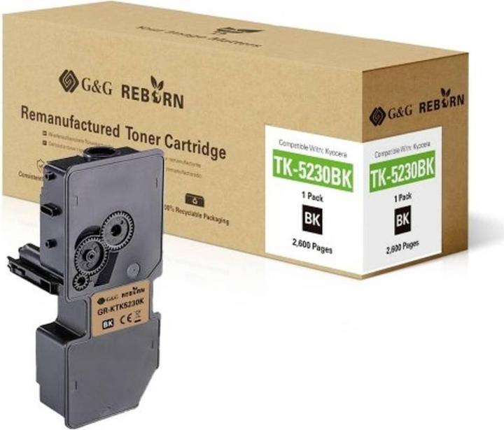 Image du produit G&G Toner de rechange Kyocera TK-5230K Compatible Noir 2600 pages Reborn remanu