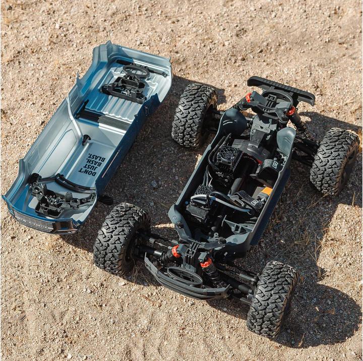 Image du produit Arrma Monster Truck Big Rock BLX 223S, Blau ARTR, 1:10 (Presque prêt à être conduite)