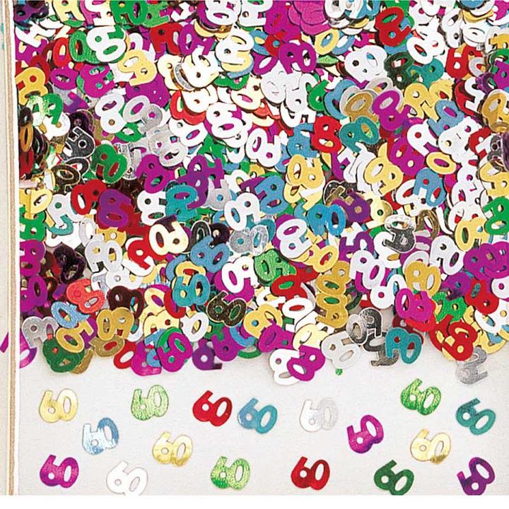 Magni Confetti number 60 multicoloured, 14 g