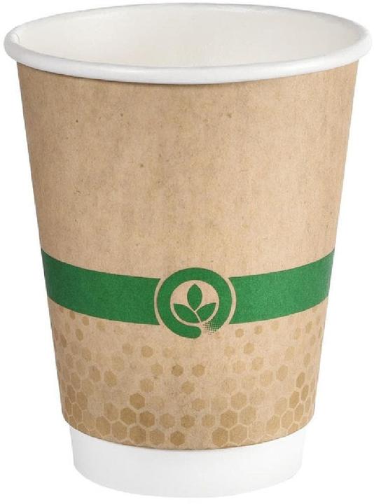 Actual product image Biopak Coffee mug Melli Double Wall 3.5 dl - Plastic-free coating (25 x)