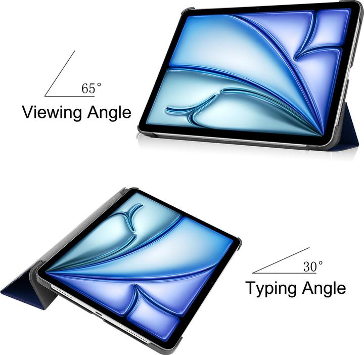 Produktbild Lobwerk Cover für Apple iPad Air 10.9 2020/2022 4/5 Generation iPad Air 11 2024 M2 11 Zoll Slim Schutzhülle (X)