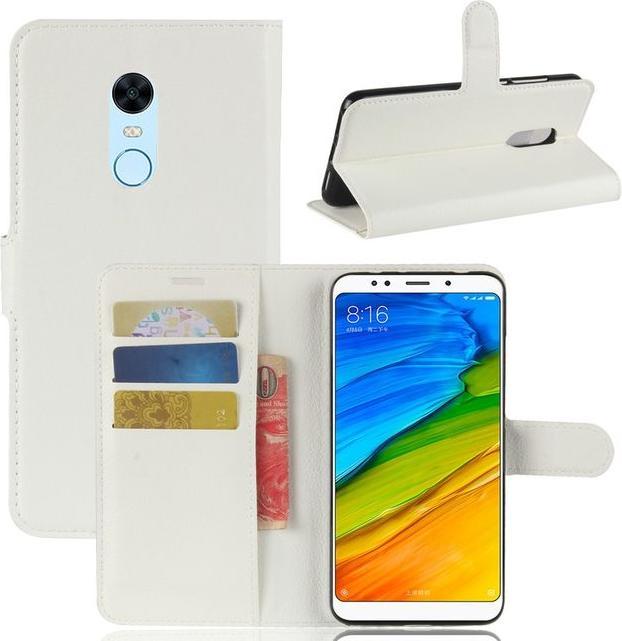 Actual product image MU Classic Litchi Leather Bookcover Series (Xiaomi Redmi Note 5)