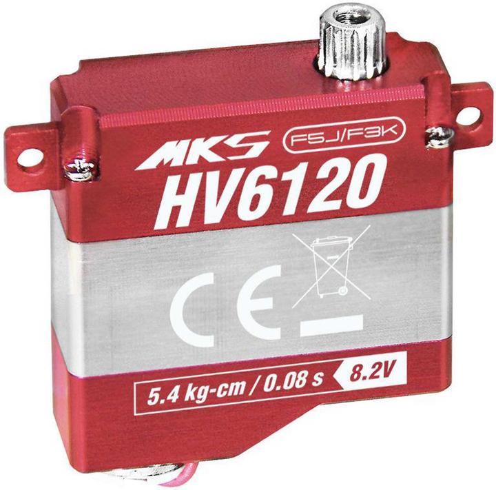 Image du produit Mks HV6120 Digital Servo pour F5J, F3K...... y compris cadre de servo en carbone