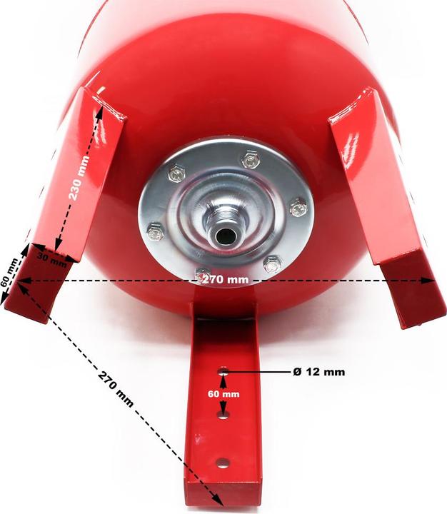 Actual product image Wiltec 50L Pressure Tank Vessel Expansion for Domestic Waterworks Pump EPDM-Membrane drinking water (Domestic water pump)
