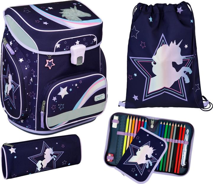 Scooli Schulthek-Set 5-teilig Einhorn (18 l)