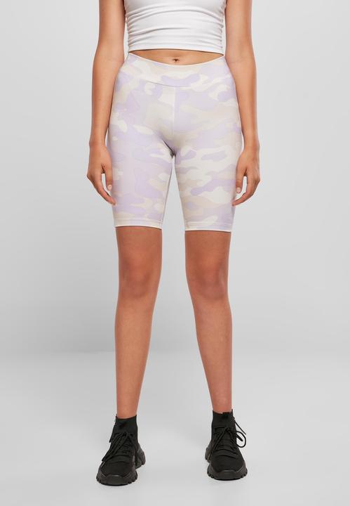 Actual product image Urban Classics Ladies High Waist Camo Tech Cycle Shorts - 6304 (M)