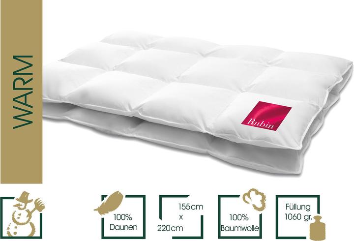 Actual product image Hanskruchen Rubin (1.06 g, 155 x 220 cm)