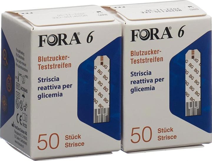 Produktbild Fora 6 Blutzuckerteststreifen (Teststreifen)