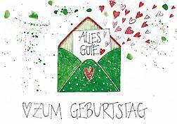 Actual product image Edition Gollong Postkarte. Zum Geburtstag (Briefumschlag)