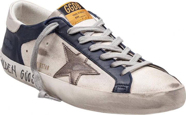 Immagine prodotto Golden Goose super star sneakers in leather and suede with laminated star (42)