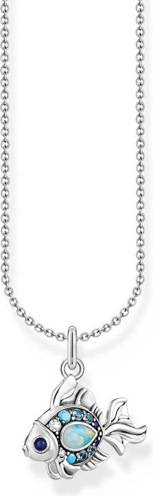 Thomas Sabo Kette mit Fisch-Anhänger Silber (925 Sterlingsilber, 38 - 45 cm)