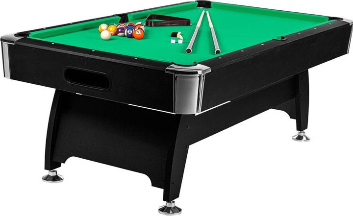 Produktbild Games Planet 7 ft Billardtisch Premium, Farbe schwarz/grün