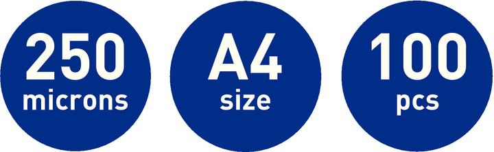 Immagine prodotto Leitz Film di laminazione (A4, 100 Pezzo/i, 250 µm)