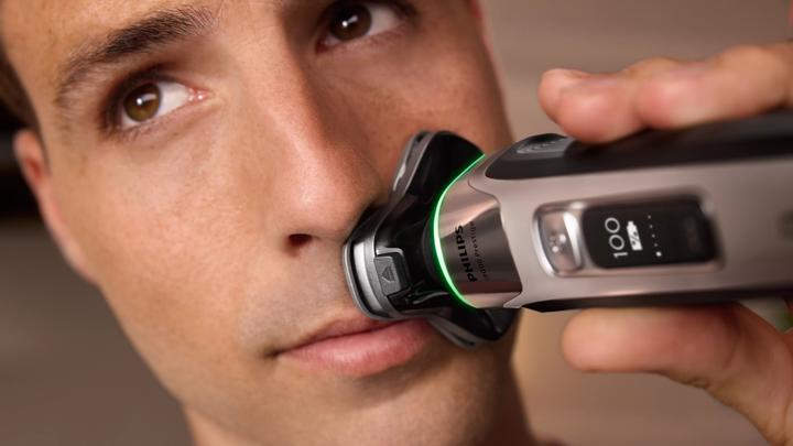 Actual product image Philips i9000 Prestige XP9203/30 Wet & Dry Electric Shaver with SkinIQ