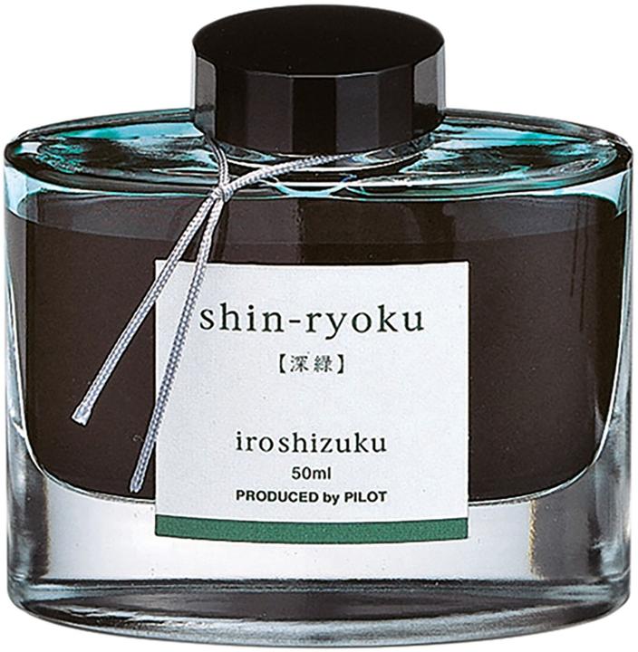 Actual product image Pilot Iroshizuku Shin-Ryoku (ink cartridges, Green)