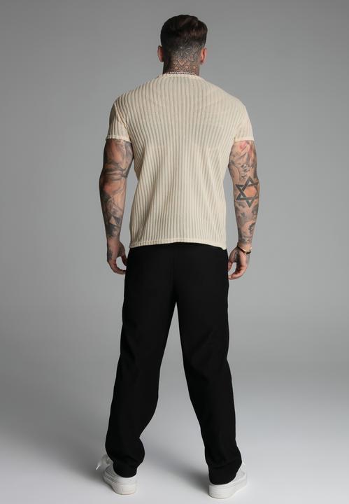 Actual product image Siksilk Textured Muscle Fit T-Shirt (L)