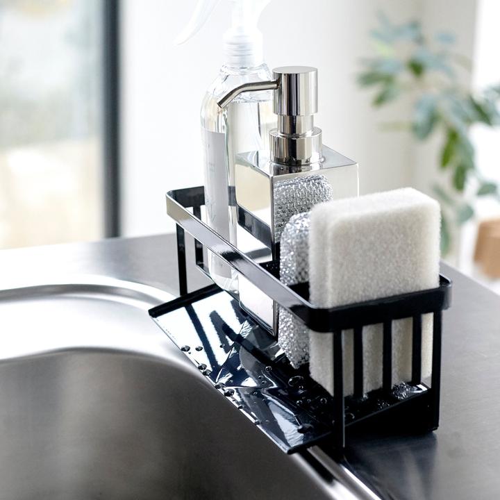Actual product image Yamazaki Sink organiser with drain TOWER