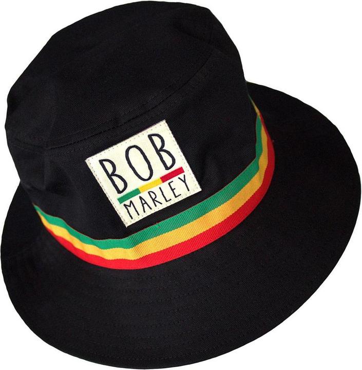 Immagine prodotto Bob Marley Cappello a Secchiello Strisce a Contrasto Adulto Unisex (L, XL)