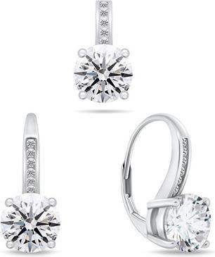 Produktbild Brilio Silver - Charming silver set with zircons SET241W (pendant. dangle earrings)