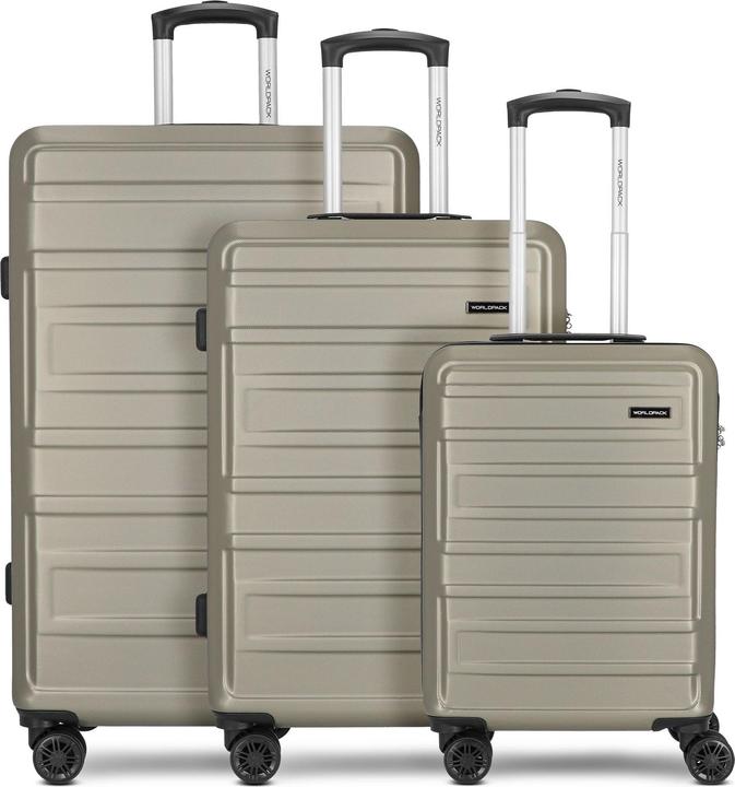 Worldpack New York 2.0 4 Rollen Kofferset 3-teilig (197 l, XL (ab 115l))