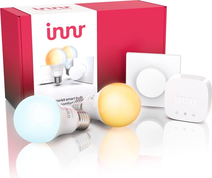 Actual product image Innr Starter Kit SK 279 T-2 comfort - EU version (E27, 9 W, 900 lm, 1 x, F)