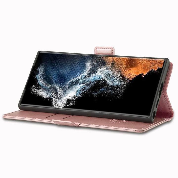 Immagine prodotto Cover-Discount Galaxy S23 Ultra - Custodia Stand Flip Cover rosa (Samsung Galaxy S23 Ultra)