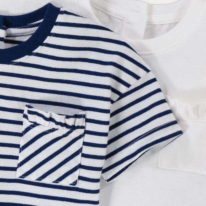 Image du produit La Redoute Collections Lot de 2 t-shirts (68)