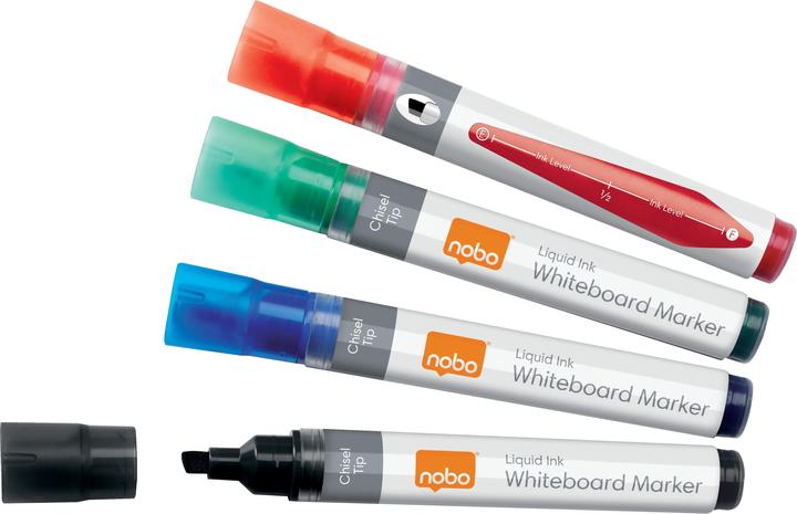 Actual product image Nobo N-Marker Viscom 4mm 1915386 ass. 10 piece (Multi color, 4 mm, 10 x)