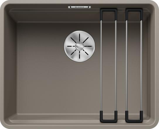 Produktbild Blanco ETAGON 500-F | SILGRANIT tartufo | Einbauart: Flächenbündig | ohne Ablauffernbedienung, mit Z (Einbauspüle, 52.70 cm, 42.70 cm)