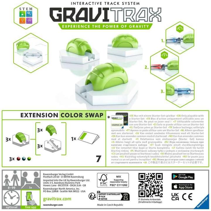 Image du produit Ravensburger GraviTrax Kit d'extension - changement de couleur