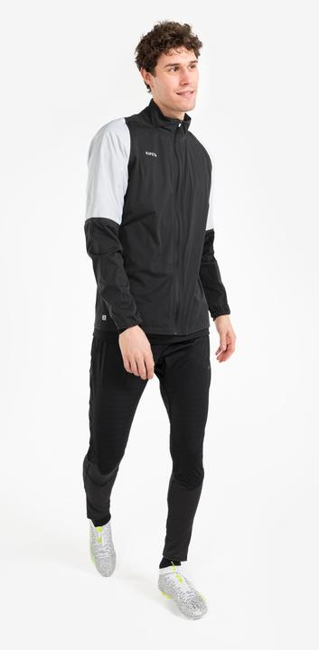 Produktbild Kipsta Damen/Herren Fussball Regenjacke - CLR weiss/schwarz (M)