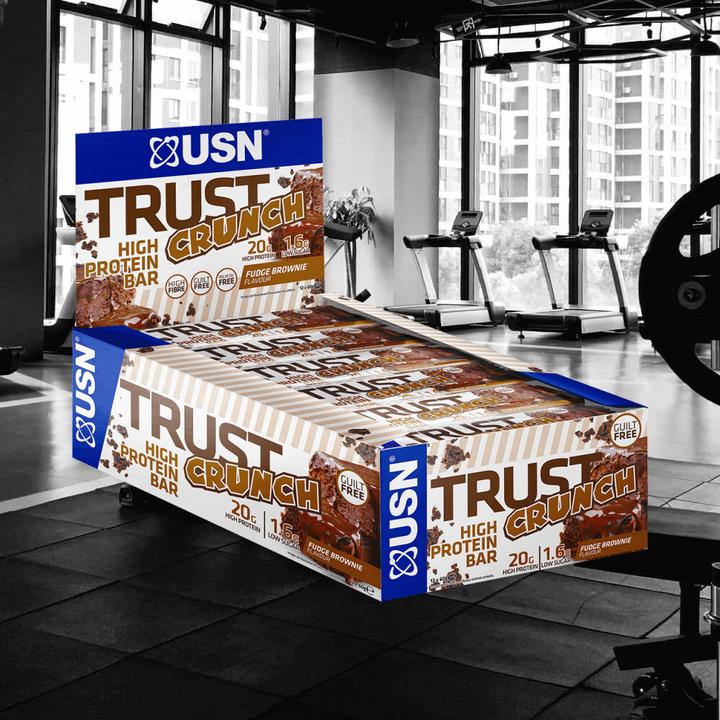 Image du produit USN Trust Crunch Bar (Fudge Brownie, 1 pcs, 720 g)