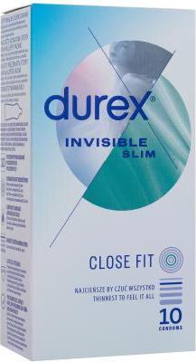 Immagine prodotto Durex Preservativi invisibili aderenti abbinati 10 pz. (10 pz.)