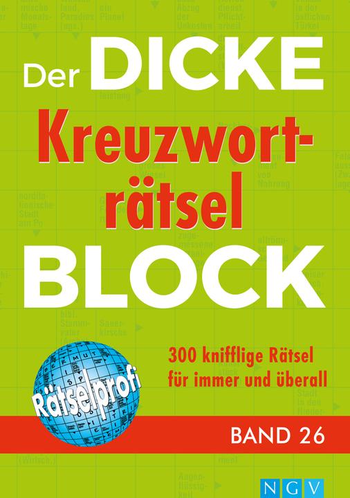 Produktbild Der dicke Kreuzworträtsel-Block Band 26 (Deutsch, 2018)