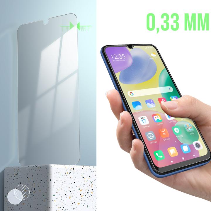 Immagine prodotto Avizar Pellicola protettiva dello schermo in vetro di durezza 9H (1 Pezzo/i, Xiaomi Redmi 10A)